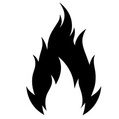 campfire flame fire icon