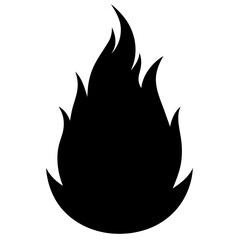 campfire flame fire icon