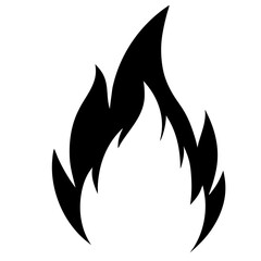 campfire flame fire icon