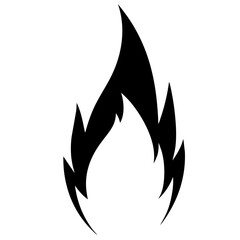 campfire flame fire icon