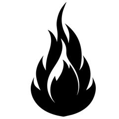 campfire flame fire icon