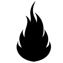 campfire flame fire icon