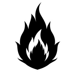 campfire flame fire icon