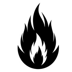 campfire flame fire icon