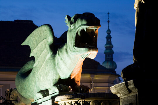 Lindwurm, Klagenfurt, K&auml;rnten, &Ouml;sterreich