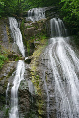 Fototapeta na wymiar Guzeldere Waterfall in Duzce, Turkey.