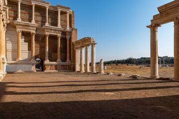 Fototapeta premium The Gymnasium of Sardes ( Sardis ) Ancient City. Manisa - Turkey