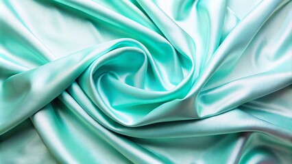 Fabric blue satin background