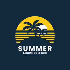 Beach Logo Template
