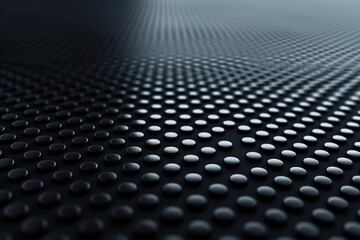Dark Dotted Surface Creating Optical Illusion of Depth and Movement