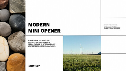 Modern Minimal Opener - obrazy, fototapety, plakaty
