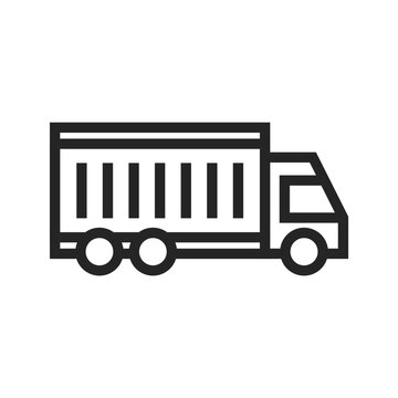 recommend clip art: truck outline icon