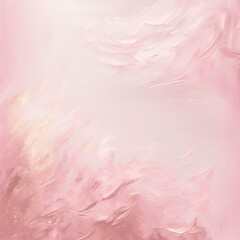 Abstract pink brush strokes with gold sparkle