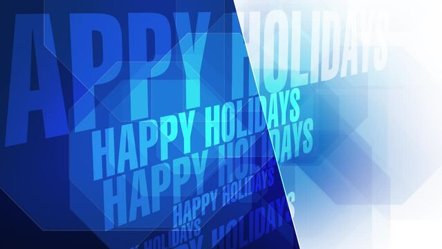 Happy holidays background with festive text serene and special template for joyful celebration and relaxation