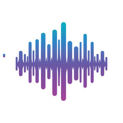 gradient sound wave icon