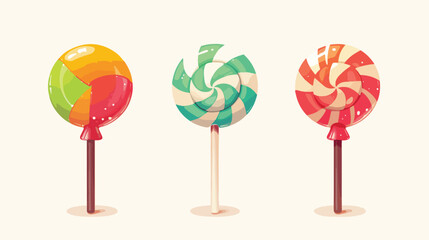 Candy sign illustration. Vector.