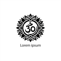 Fototapeta premium a yoga logo design