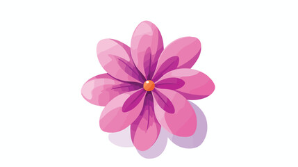 Flower icon image flat vector isolated on white background