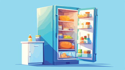 Fridge icon for your project flat vector