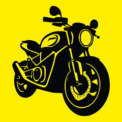 silhouette of a motorcycle