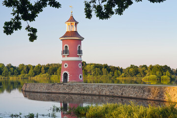 Deutschland, Dresden, Moritzburg, Leuchtturm