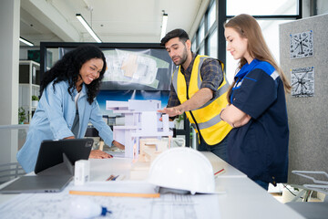 Engineers, architects, and designers collaborate to design a building that employs natural energy.