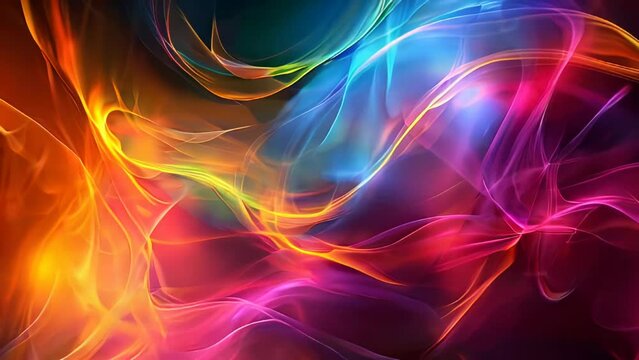 abstract background with a glowing wavy pattern, computer generated images