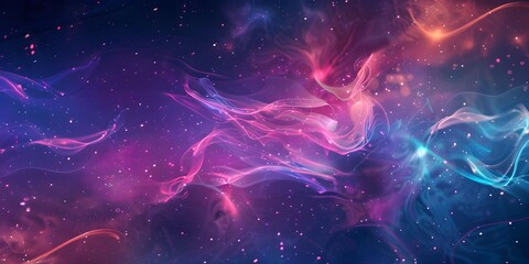 digital nebula background - obrazy, fototapety, plakaty