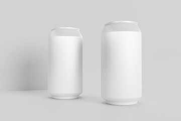 Can Mock up blank white