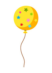Color balloon illustration. Happy Birthday and party. - 762529714