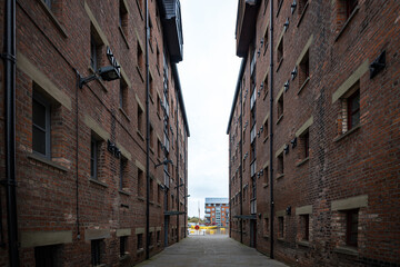 Fototapeta premium rennoviertes altes Lagerhaus