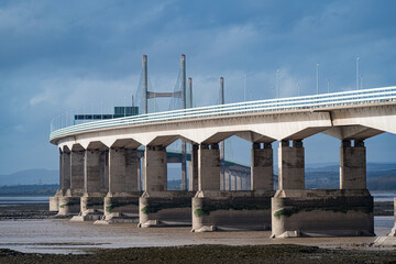 Brücke über den River Severn bei Cardiff (Wales)
