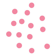 Pink dots decoration 