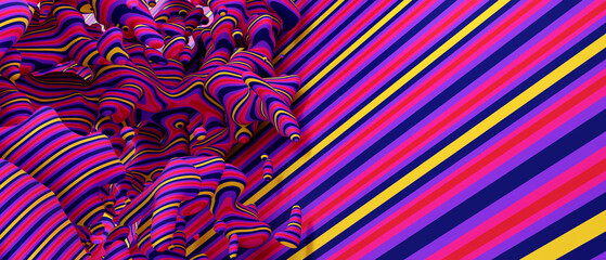 Abstract background with colorful liquid shapes. 3d rendering