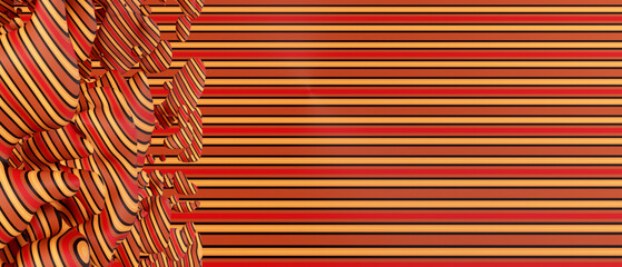 Abstract background with colorful liquid shapes. 3d rendering