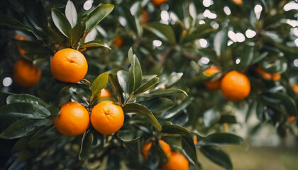 Arancia Aspra- Albero di Bigarade in Primo Piano, Dettagli Elevati