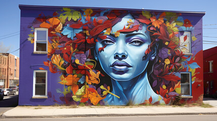 Let the vibrant street art mural serve as a beacon of creativity and inspiration in the heart of the city.