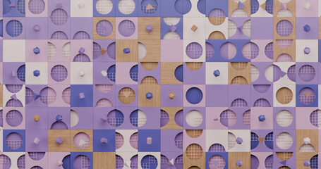 geometric shapes abstract background