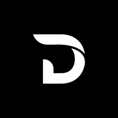 Letter D logo and icon design
