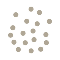 Abstract  dots decoration 