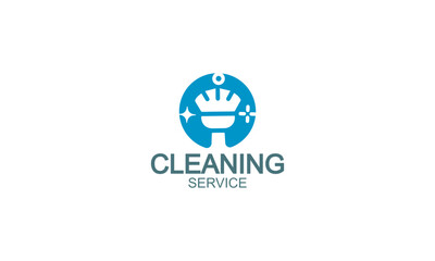 Cleaning logo.Cleaning protection,house cleaner