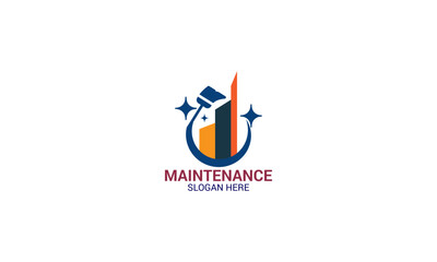 This logo is perfect for cleaning and maintenance services