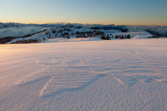 Semnoz lever de soleil