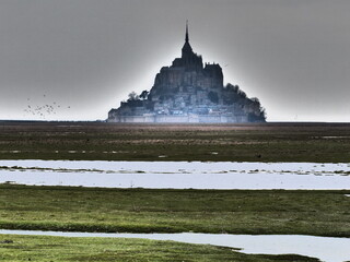 Mont Saint-Michel et marais