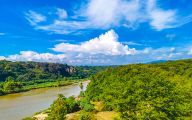 Tropical river lake water in Puerto Escondido Mexico.