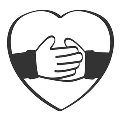 Fototapeta premium this is hand icon vector illustration