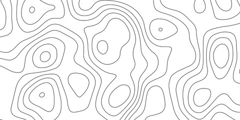 Fototapeta premium Abstract white topography vector background. Topographic map. Geographic mountain relief. counter map wavy line paper textrue. grid curve line abstract vector illustration .