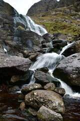 Naklejka na ściany i meble Mahon falls, Comeragh Mountains, Co. Waterford, Ireland