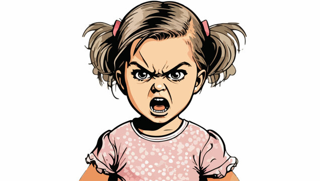 Upset Kid Graphic Design