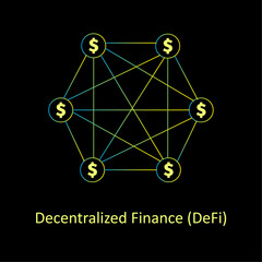 Decentralized Finance (DeFi): DeFi Icon - Unlocking a New Financial Era.